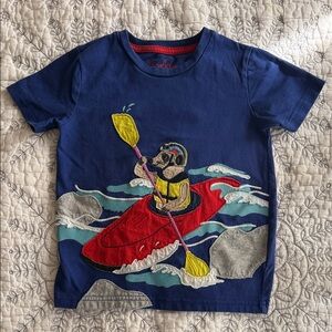 Mini Boden Blue and Red T-Shirt